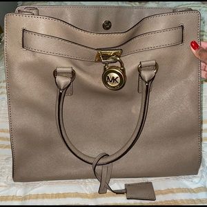 Michael kors Large Hamilton saffiano leather satchel